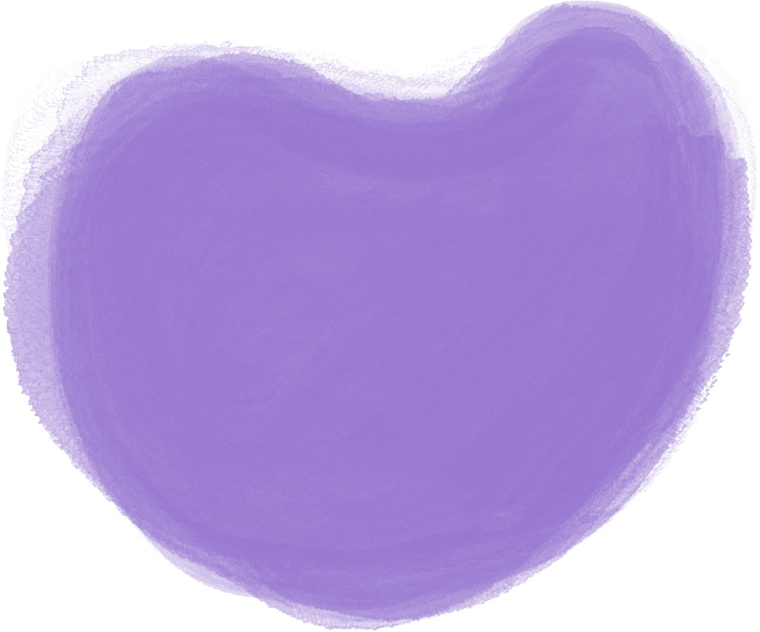 Purple Abstract Watercolor Shape