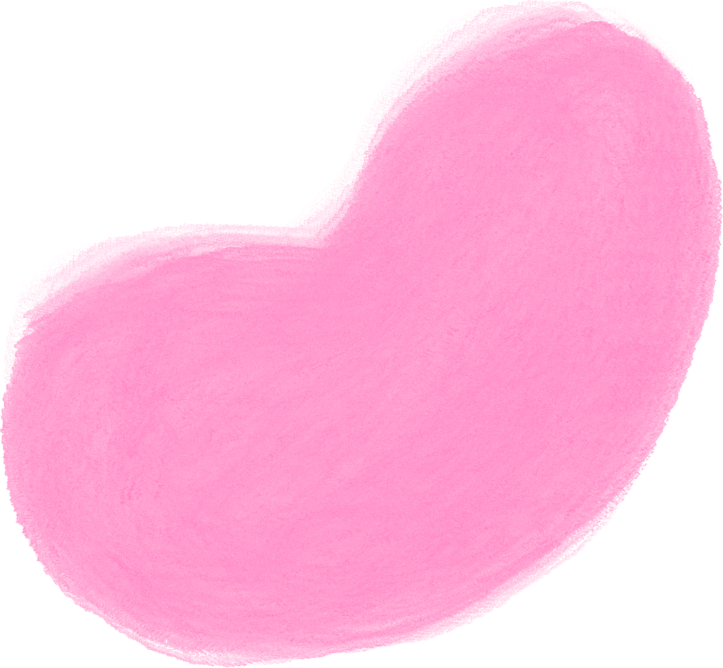 Pink Abstract Watercolor Shape